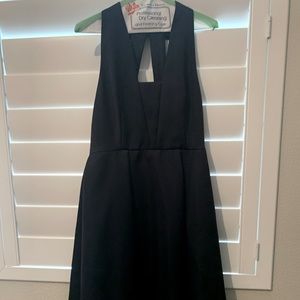 Claudie Pierlot Satin Dress with Bow Back